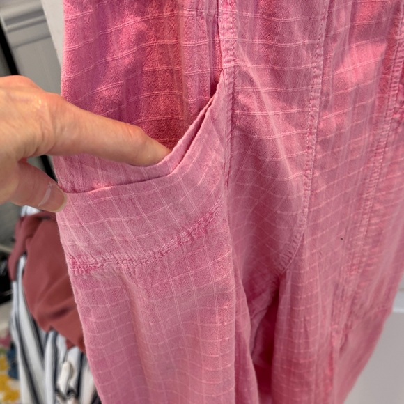 NWT Free People Pink Women Jeans Overalls - Picture 3 of 10